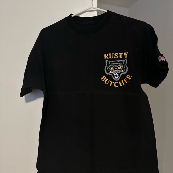 Rusty Butcher T-Shirt - “only luck I have is bad luck” - Picture 2 of 4
